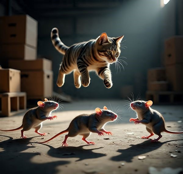 Game On   Cat vs Rats