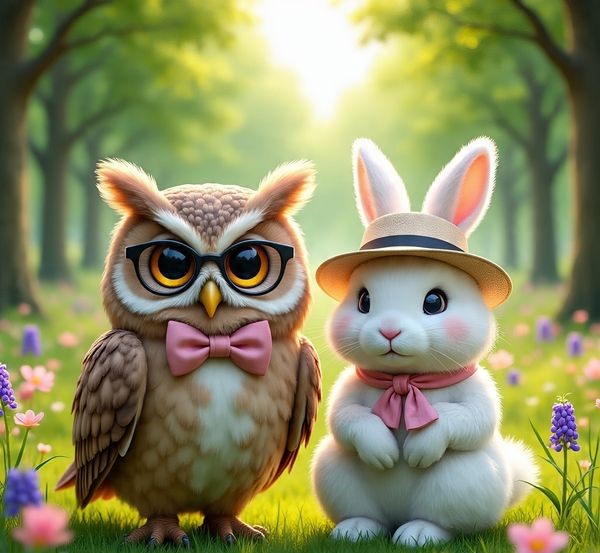 Owl and Rabbit Fashion